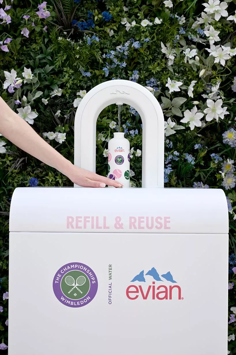 evian refill stations