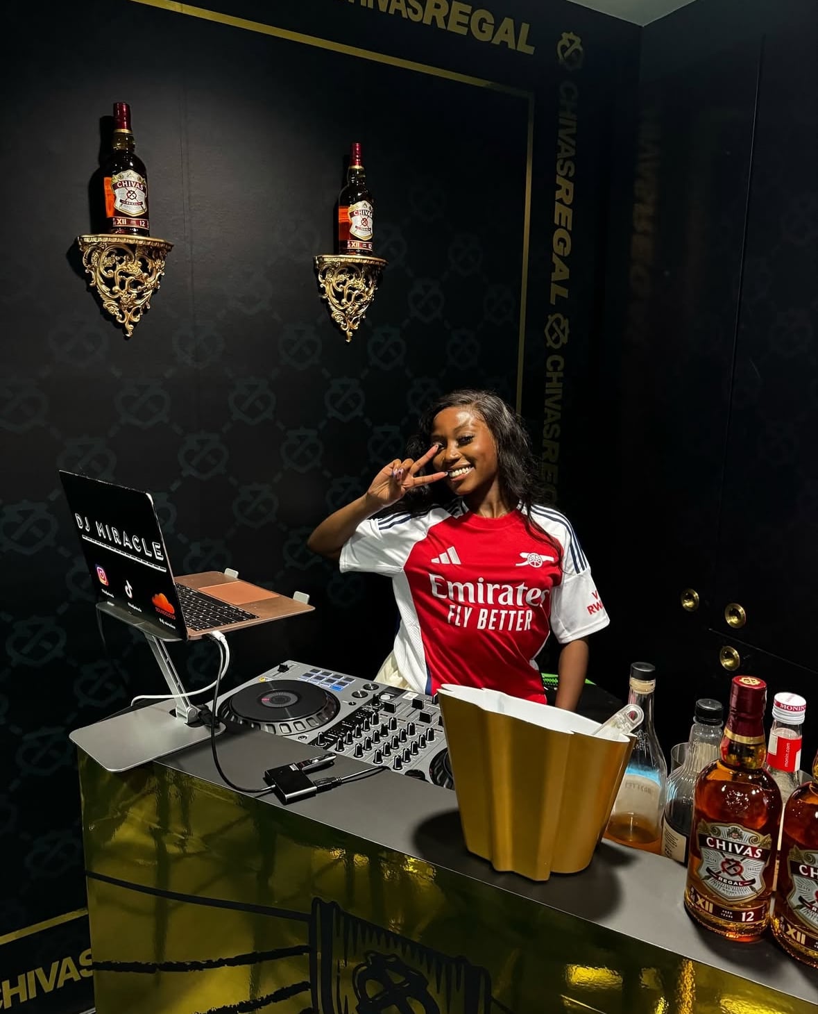 Bringing the Vibes to the Chivas Regal Box at The Emirates Stadium