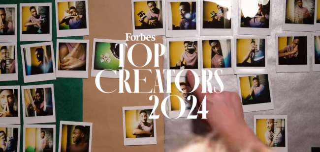 ICYMI: Forbes Top Creators 2024